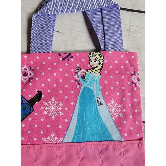 Handmade Frozen Kids Crayon holder Tote Bag kids travel bag - Picture 2 of 8